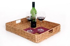 VIVANNO Großes Tablett Korb