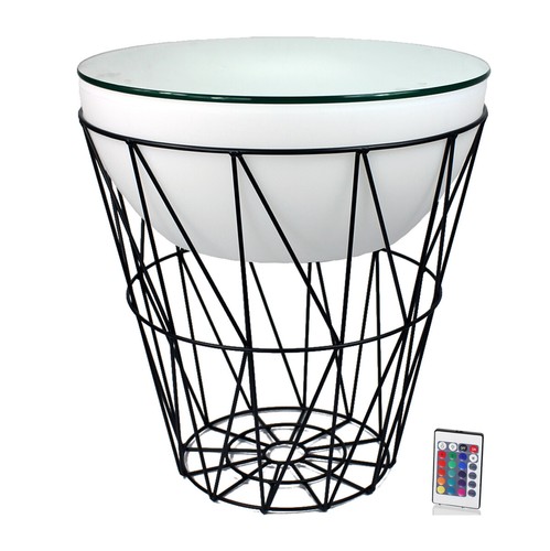 Led couchtisch 56x50cm pl500 - couchtisch,