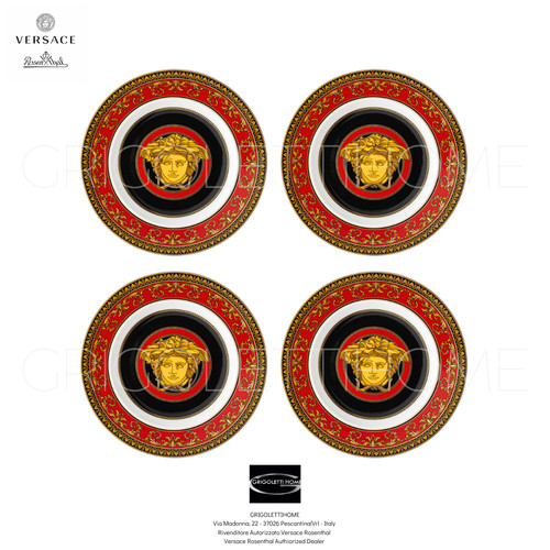 Versace rosenthal medusa rot - medusa,