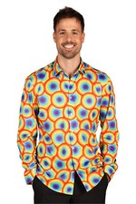 Hemd rainbow king retro 60er - king,