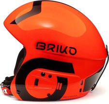 Briko Unisex Jugend Vulcano Fis 6.8 Junior Skihelm, rot, M