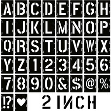 Buchstaben Zahlenschablonen