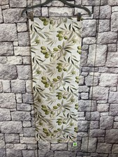 Tisch-Läufer Deckchen PLATZSET Leinen-Optik Olive Grün NEU 32x90 cm 1Z3