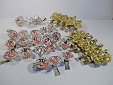 Christbaum Kerzenhalter Klemmen Konvolut neu + gebraucht 32 Stk. silber + gold