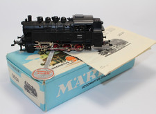 me3021, Alte Märklin Dampflok BR 81 004 Telex Prüfplakette Guss 50er TOP OVP AC