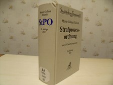 Meyer goßner schmitt stpo - meyer-goßner,