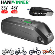 E-Bike Akku 36V 48V 13Ah 15AH Li-Ion Elektrofahrrad Down Tube Batterie Ladegerät