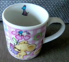 Lillebi Steinbeck Sammel-Tasse Kinder- Becher Kakaotasse Kakaobecher  pink