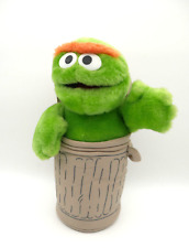 Sesamstrasse Oskar Stofftier Plüsch Mülltonne Vintage Muppets Barrio Sesamo