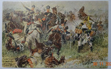 Kavallerie an der Katzbach um