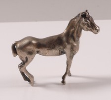Silberfigur Figur Miniatur Pferd stehend  Silber 800 32gramm