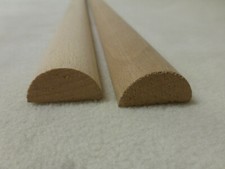 1Stk in 100cm Buche Halbrundleiste Buche 15x30mm Holzleisten Halbrund