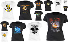 Halloween T-Shirt für Damen - Kostüm Shirt Mädchen / Frau Halloween Kürbis Top