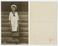 116194 - Prinz Hubertus von Preußen mit Schubkarre - alte Ansichtskarte