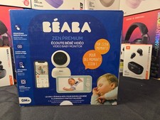 BÉABA Babyphone Zen Premium - 2-in-1 Videomonitor - HD-Kamera 360° Drehung, Weiß