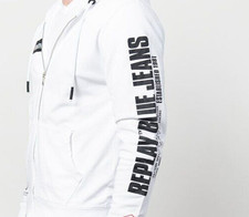 REPLAY SWEATJACKE Neu weiß