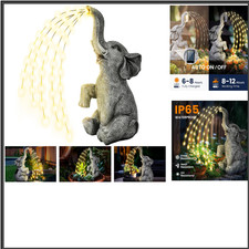 Solar Elefant Garten Deko 40cm