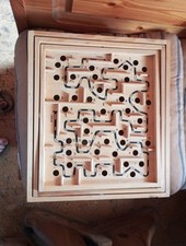 Labyrinth aus Kiefernholz groß 