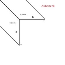 Außeneck  Wandschutz
