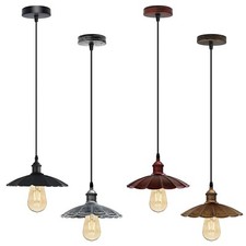 Retro Deckenlampe Vintage-Leuchte Pendelleuchte Hängelampe Industrie Design 240V