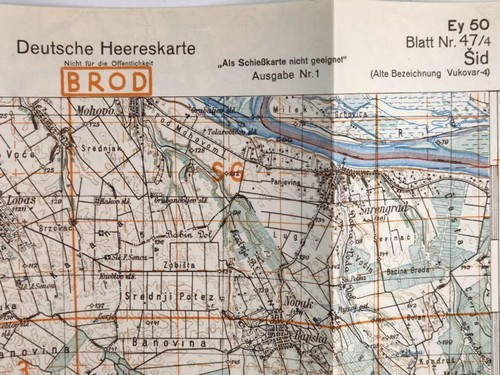 Deutsche heereskarte 1943 - heereskarte,
