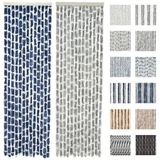 TRAVELLIFE Flauschvorhang Tür Vorhang Chenille Insekten Fliegen Schutz 56x185 cm