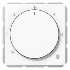 Jung Raumtemperaturregler Serie AS Serie A Öffner alpinweiß Raumthermostat SET