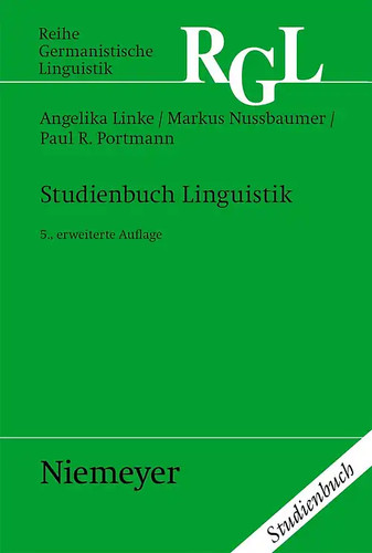 Studienbuch linguistik - studienbuch,