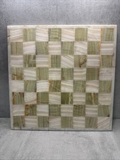 Schachbrett Onyx Marmor Grün