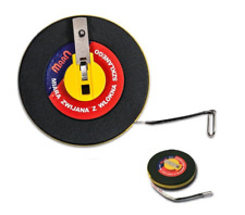 Kapselbandmaß Maßband 10 20 30 50 Meter Bandmaß Rollmeter Rollmaßband Fiberglas