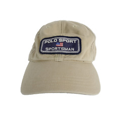 Ralph Lauren Polo Sport vintage 80s/90s sportsman cap hat Mütze beige Kappe