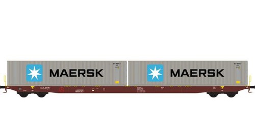Hobbytrain containerwagen - hobbytrain, n