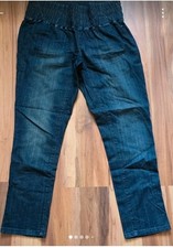 Damen Jeans Gr.48 Shape Bauchweg Hose  Pull-on  Dehnbund John Baner Stretch 