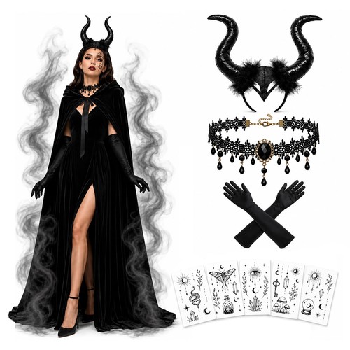 Halloween kostüm damen set - halloween,