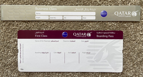 Qatar airways first class - qatar,