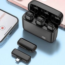 Bluetooth Wireless Mikrofon Lavalier Mini Ansteckmikrofon Handy-Live-Stream