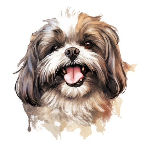 100x shih tzu auto aufkleber - tzu,