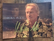 Autogrammkarte "CHRISTIAN ANDERS" (Autograph, Signature)