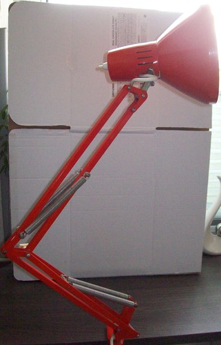 70er architektenlampe orange - 70er,