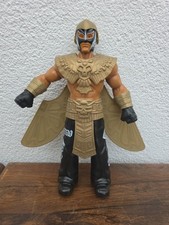 Mattel 2014 WWE REY MYSTERIO Weiß Pop Up Gold Figur 30cm  Action Figur 
