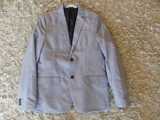 Sakko H & M hellblau grau Gr