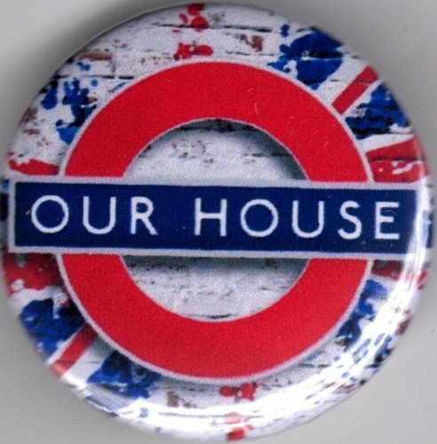 Unser haus pin - unser, button