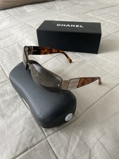 Vintage Chanel Sonnenbrille Swarovski Kristalle Glas Metall Unisex 90/2000er TOP