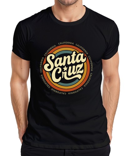 Santa cruz kalifornien retro - santa,