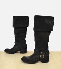 hochwertige Alberto Fermani Wildleder Overknee Stiefel Gr. 37