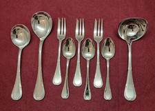 Wmf Kreuzband Cromargan 3 Kaffeelöffel 3 Kuchengabeln Servierbesteck 9 teilig 