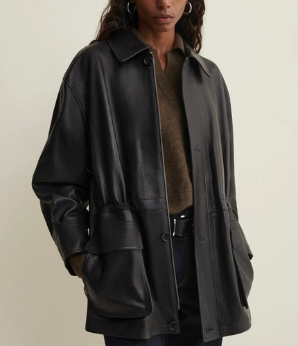 Damen schwarz leder feld - damen,