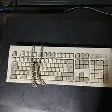 Chicony KB-5312R funktionierende PS/2 PC Computer Tastatur beige