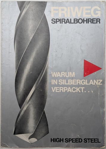 Vintage friweg spiralbohrer - friweg,