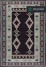 Liv Interior Souk Kelim Teppich 140x200cm Läufer Vorleger Bunt Wohnzimmerteppich